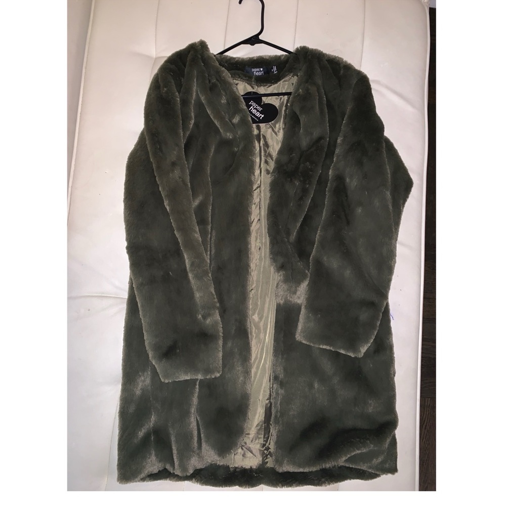 Faux fur jacket